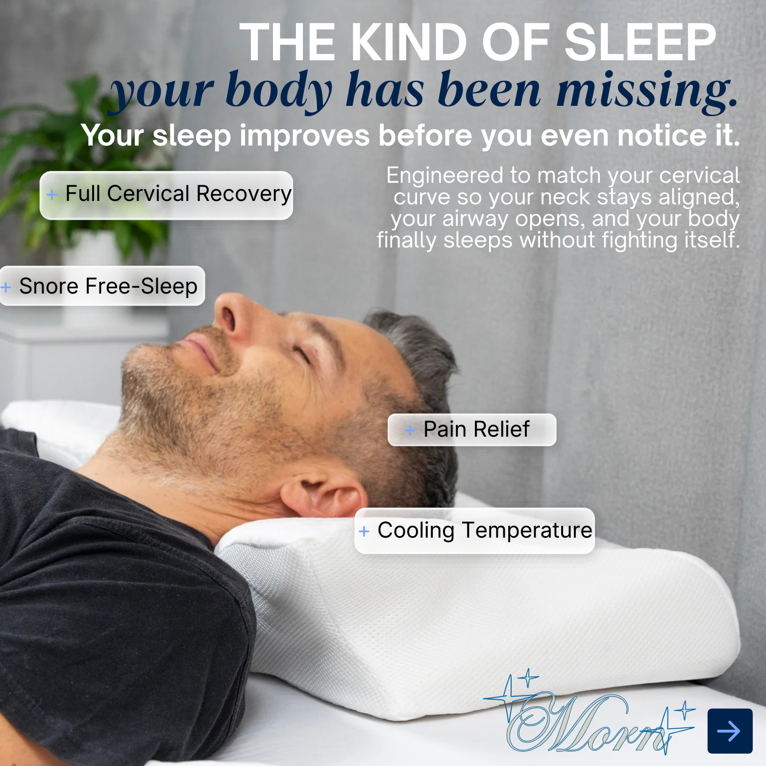 CozyRest™ Ergonomic Pillow